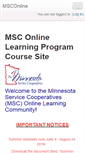 Mobile Screenshot of msconline.us